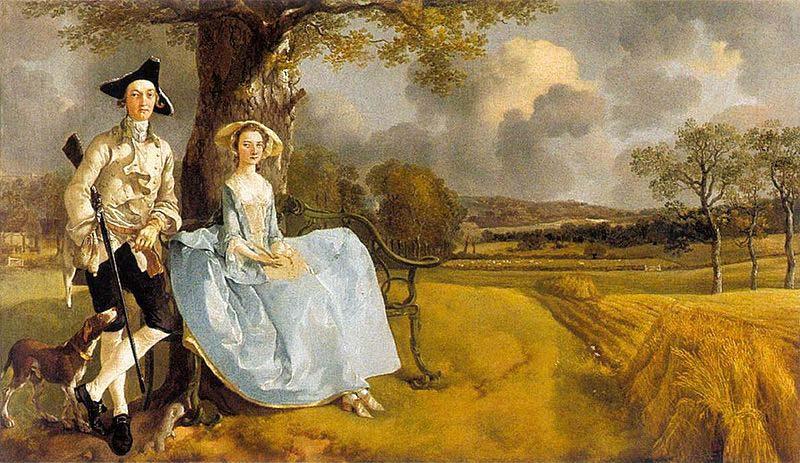 Thomas Gainsborough Gainsborough Mr and Mrs Andrews oil painting image